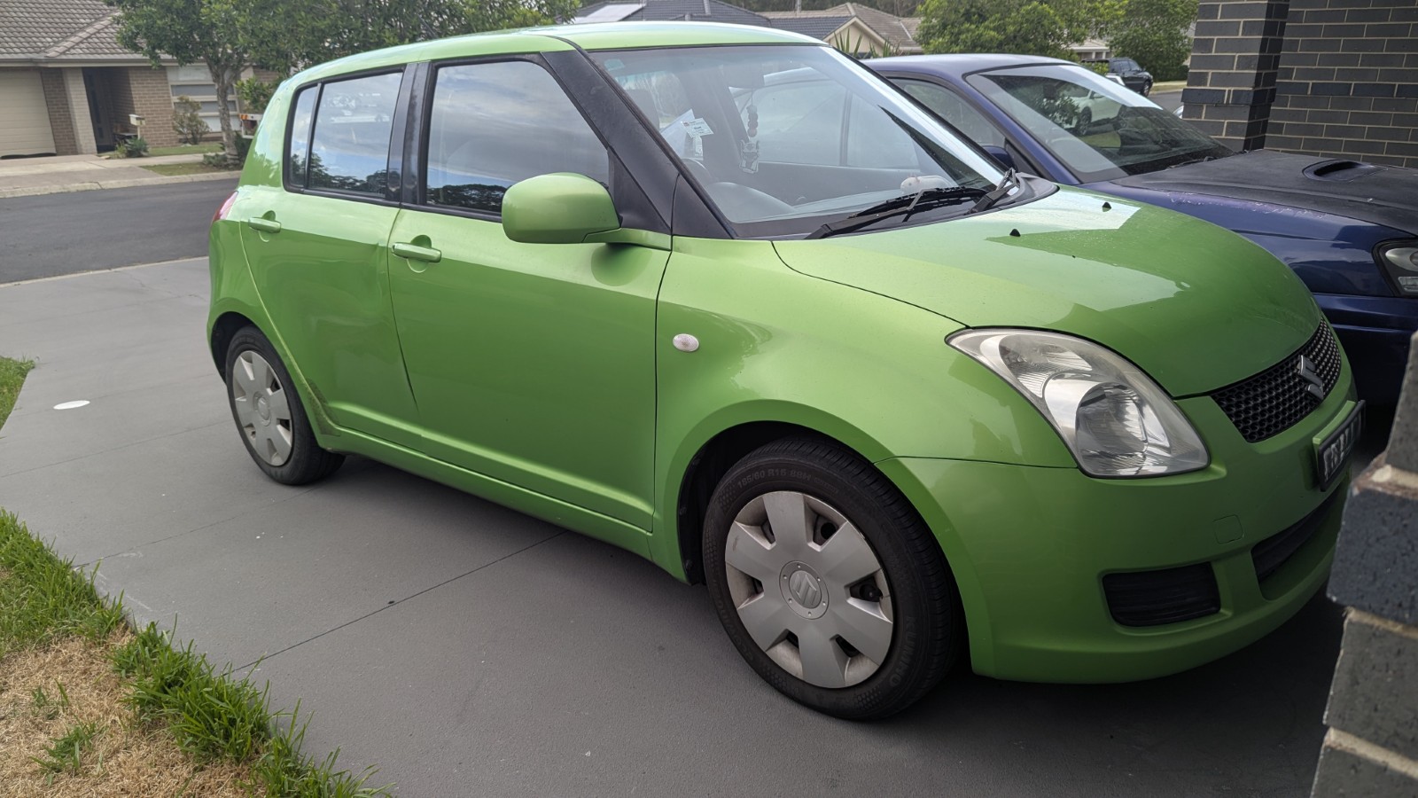 Suzuki Swift front right after clean